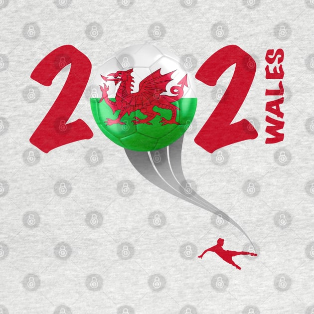 Wales Euro Soccer 2021 by DesignOfNations